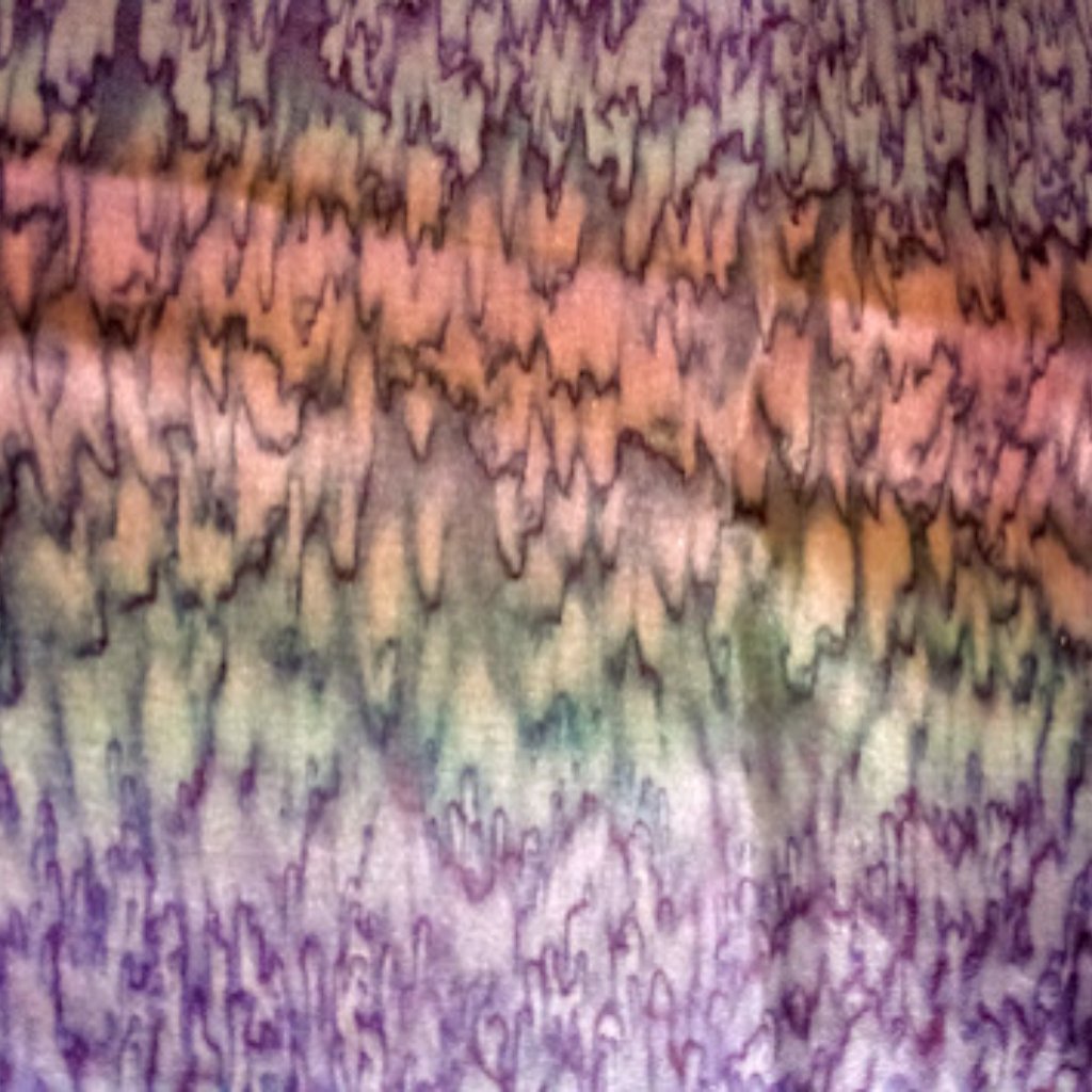 Indigo And Deep Green Silk Scarf